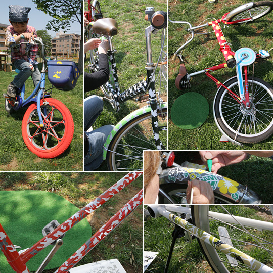 アート自転車, ワークショップ, R-cycle, IID